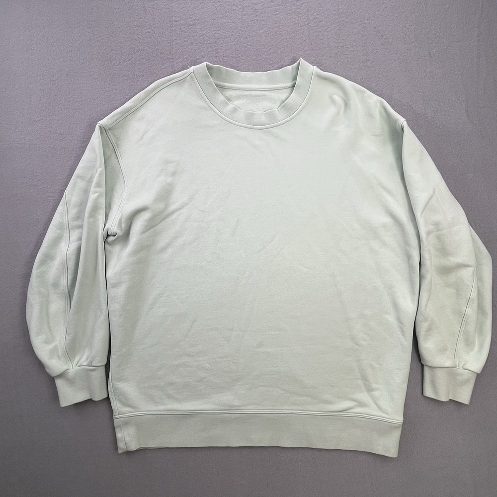 Lululemon Womens 8 Perfectly Oversized Crew Crewneck Sweatshirt Pullover Mint